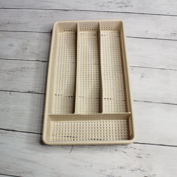 Hutzler Vintage Utensil Flatware Cutlery Tray Drawer Organizer Rack Caddy - Picture 1 of 5